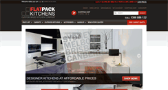 Desktop Screenshot of flatpackkitchens.com.au